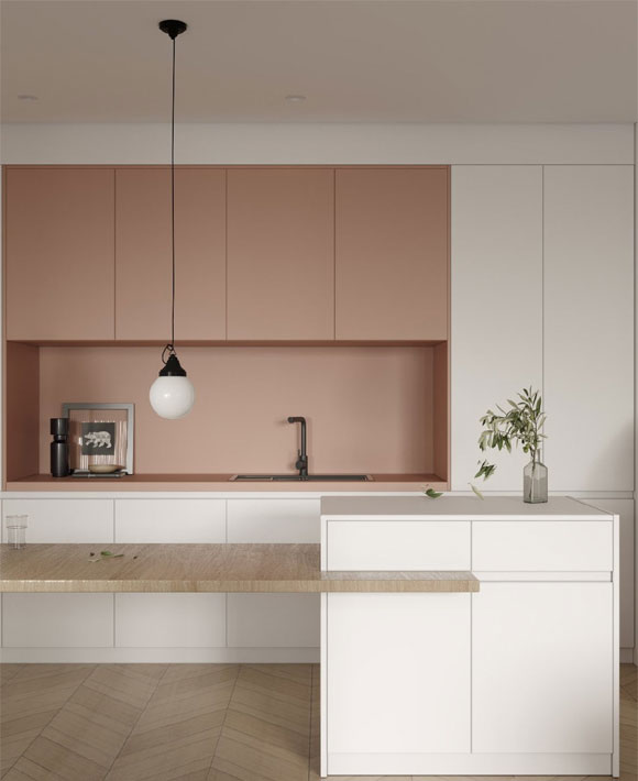 轻奢风复式装修设计