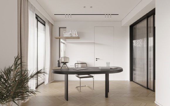 轻奢风复式装修设计