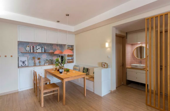 餐厅装修设计,餐边柜