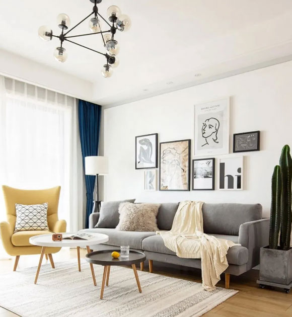 北欧风三房装修设计