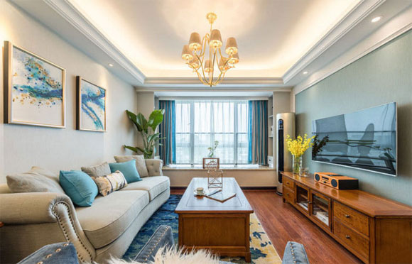 美式风格三房装修设计