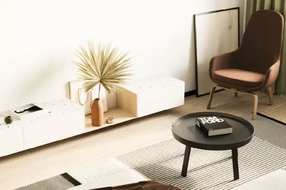 轻奢风两房装修设计