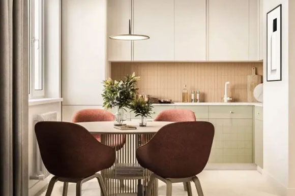 轻奢风两房装修设计