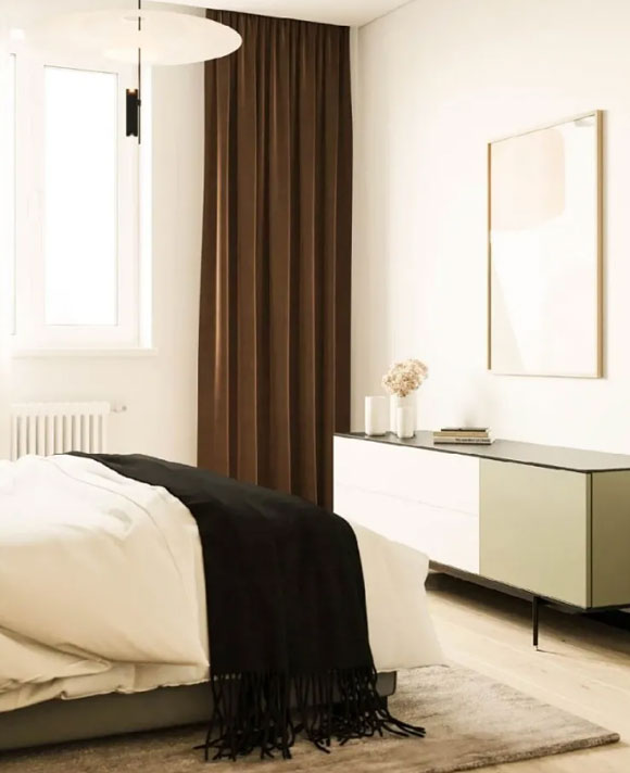 轻奢风两房装修设计