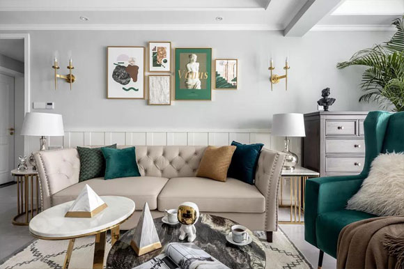 美式风格三房装修