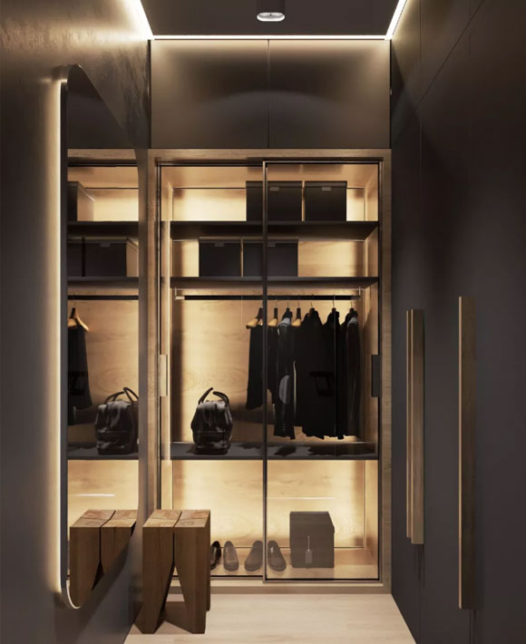 轻奢风一居室装修设计