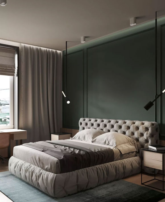 轻奢风一居室装修设计