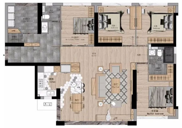 简约风格大户型装修设计