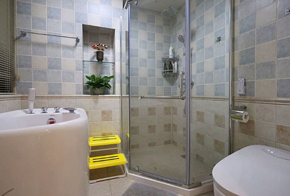 独立淋浴房,卫生间干湿分离