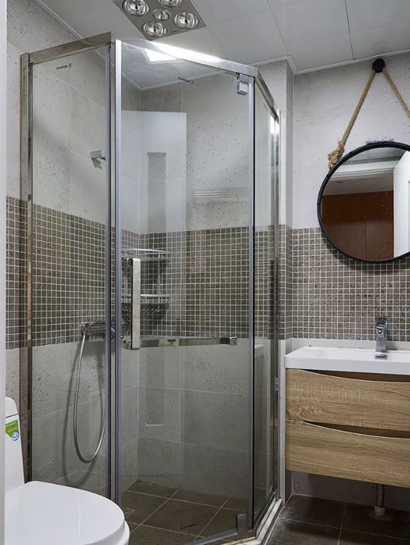 独立淋浴房,卫生间干湿分离