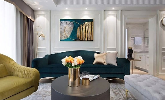 轻奢风三房装修设计