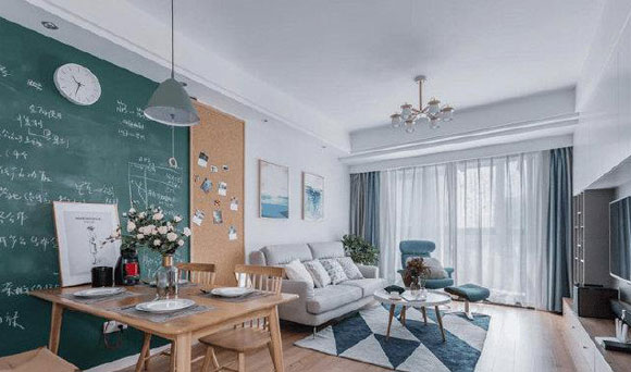 现代北欧风两房装修设计