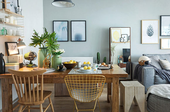 北欧风小两房装修设计