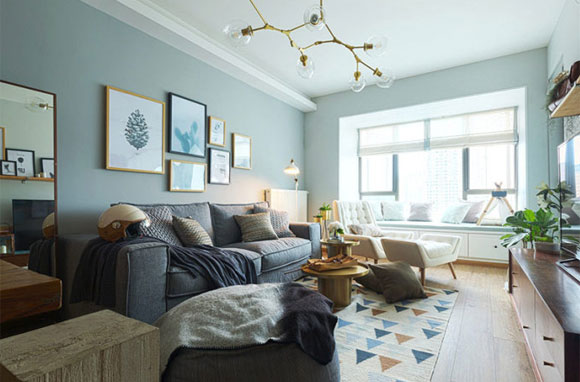 北欧风小两房装修设计