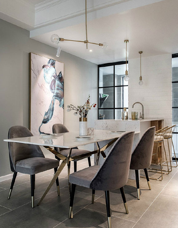 轻奢风三居室装修