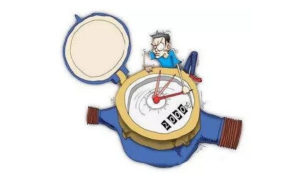 为什么水表里的小梅花一直在转?每月用水几十吨的原因及解决方法!