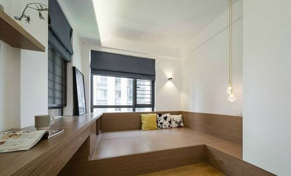 榻榻米书房装修设计