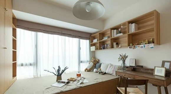 榻榻米书房装修设计