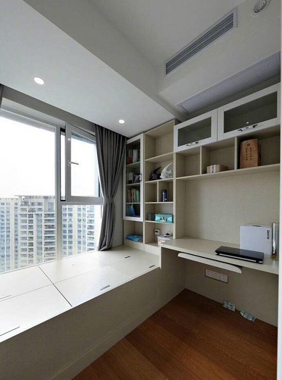 榻榻米书房装修设计