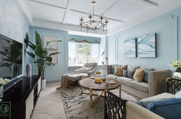 美式风格客厅装修设计