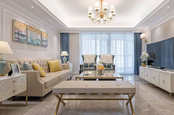 美式风格客厅装修设计