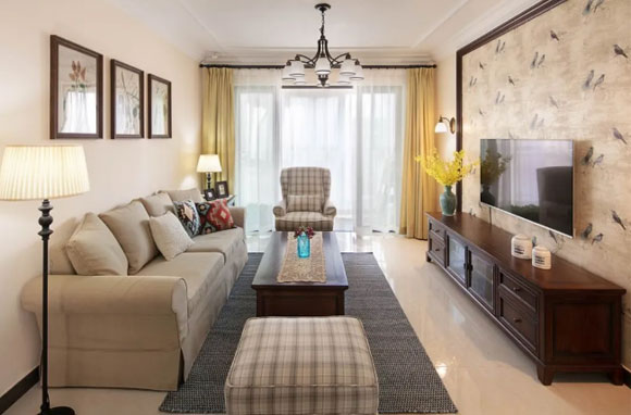 美式风格客厅装修设计