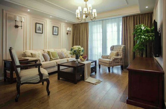 美式风格客厅装修设计