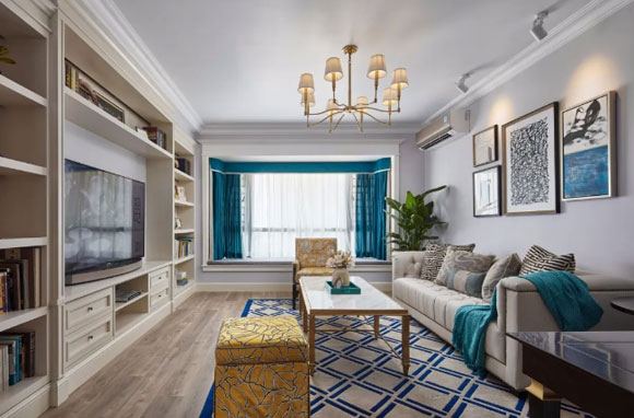 美式风格客厅装修设计