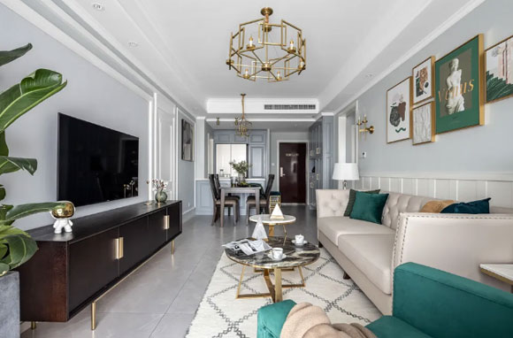 美式风格客厅装修设计