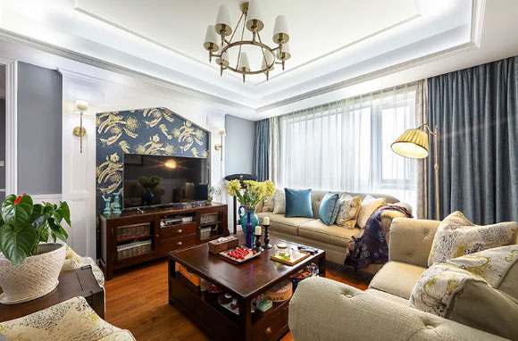 美式风格客厅装修设计