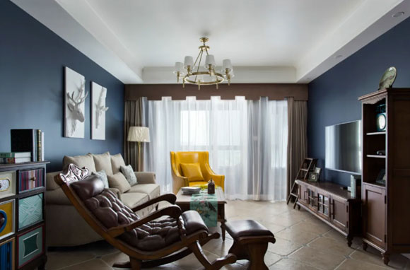 美式风格客厅装修设计