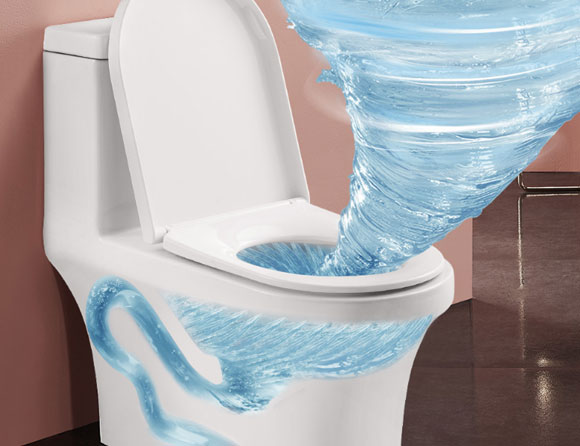 直冲式马桶更干净