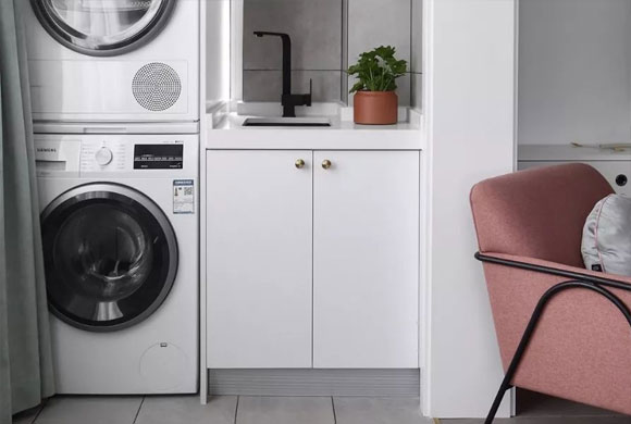 冰箱、洗衣机嵌进柜子