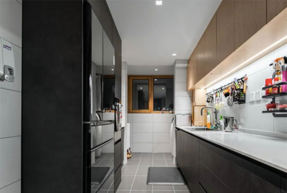 冰箱、洗衣机嵌进柜子