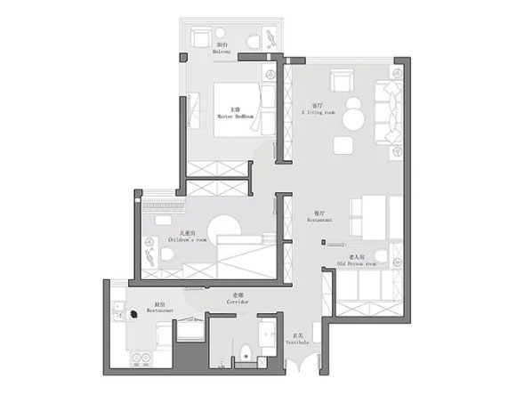 简约风格小户型装修设计