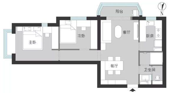 简约风格小户型装修设计